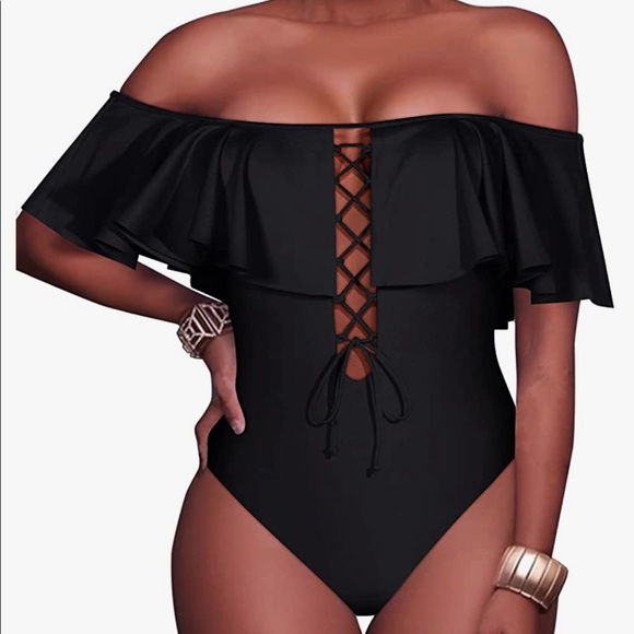 Other - Onepiece swimsuit. Black. Large. Sexy
